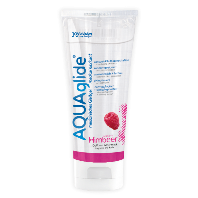 JoyDivision AQUAglide Lubricant, raspberry, 100 ml (3,4 oz) - Lubricants