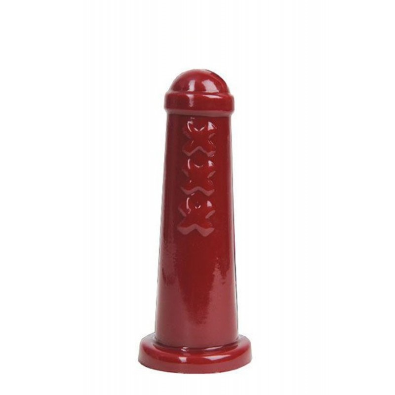 Totally Gay Toy, Boi Toyz, The Amsterdammer, SensaFirm Plug, Red, 21 cm (8 in), Ø 6 cm (2,3 in) - TOYS