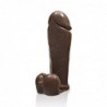 SI IGNITE Thick Cock with Balls, 25 cm (10 in), Brown - TOYS