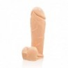 SI IGNITE Thick Cock with Balls, 25 cm (10 in), Flesh - TOYS