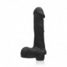 SI IGNITE Vibrating Dong with Balls, 18 cm (7 in), Black - TOYS