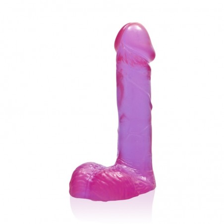 SI IGNITE Cock with Balls, 18 cm (7 in), Purple - TOYS