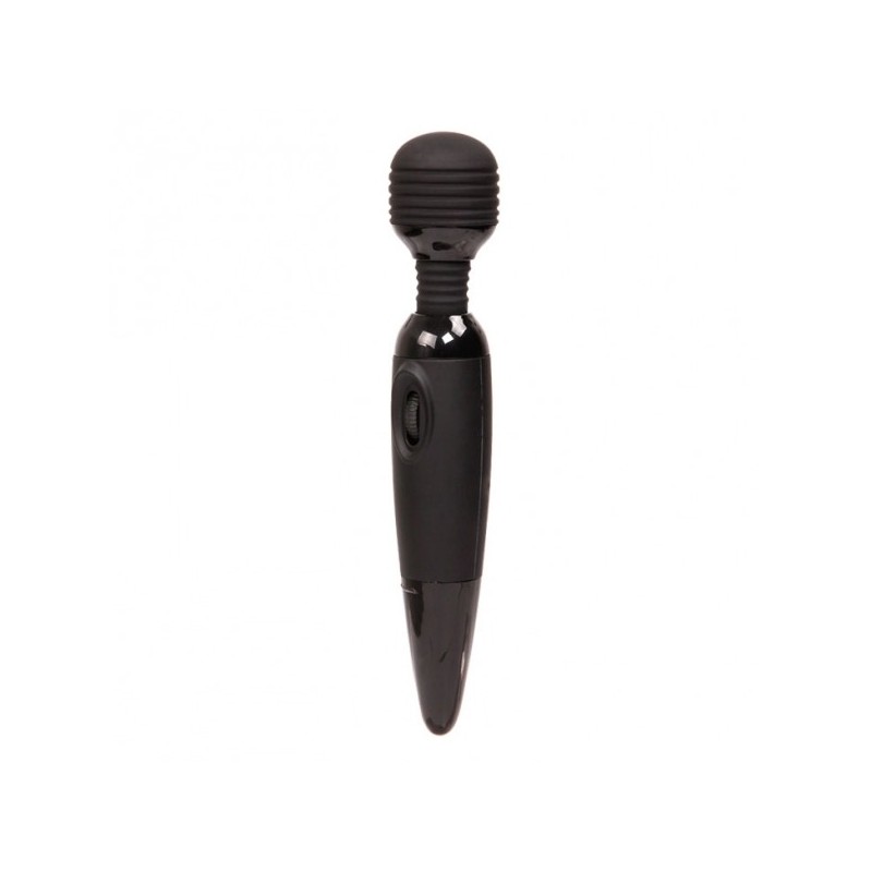 POWER WAND Multi-Speed Massager, Silicone/ABS, Black, 25 cm (9,8 in) - TOYS