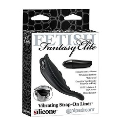 Fetish Fantasy Elite, Vibrating Strap-On Liner, 14 cm (5,5 in), Black - TOYS