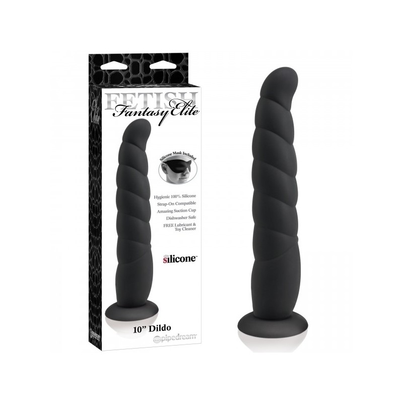 Fetish Fantasy Elite, Dildo, 25 cm (10 in), Black - TOYS