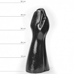 ALL BLACK Fisting Hand Max, Vinyl, Black, 32 cm (12 in) - TOYS