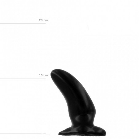 ALL BLACK Plug Ivan, Vinyl, Black, 13 cm (5,1 in), Ø 5 cm (2 in) - TOYS