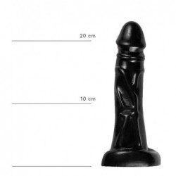 ALL BLACK Dong Buck, Vinyl, Black, 20 cm, Ø 4,5 cm - TOYS